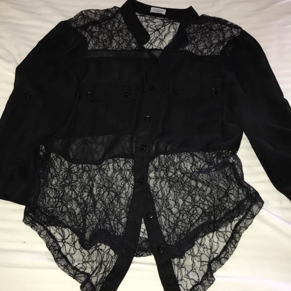 Black dress top